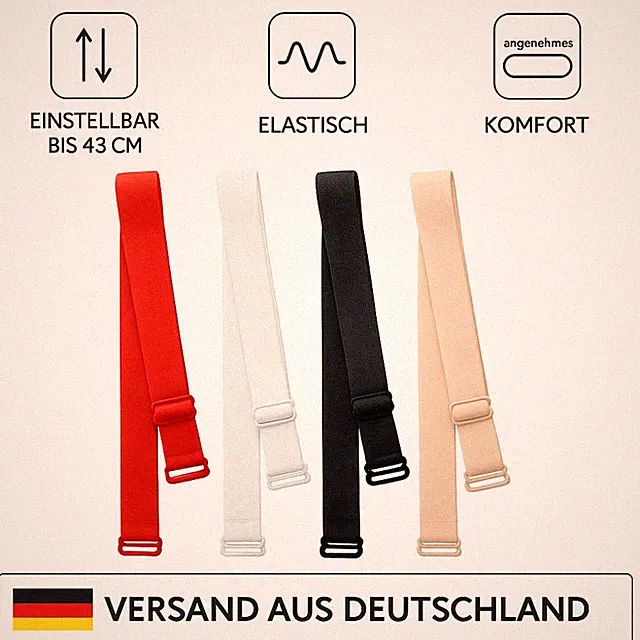 1 Paar BH Träger Verstellbare Elastische BH Träger Ersatz BH Schultergurte D...