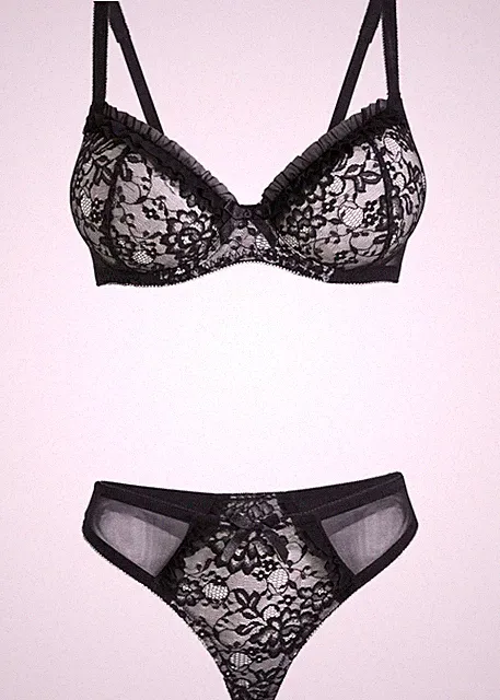 1-tlg Schalen BH mit Bügel Gr. 36/38 (75) C Schwarz Naturbeige Damen Bra Neu TF