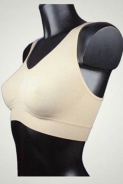 2 St nahtlos soft Sport BH Form Figur Bustier Top ohne Bügel Micro Wäschebeutel
