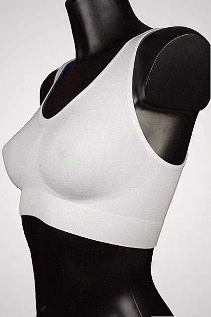 2 St nahtlos soft Sport BH Form Figur Bustier Top ohne Bügel Microfaser BH