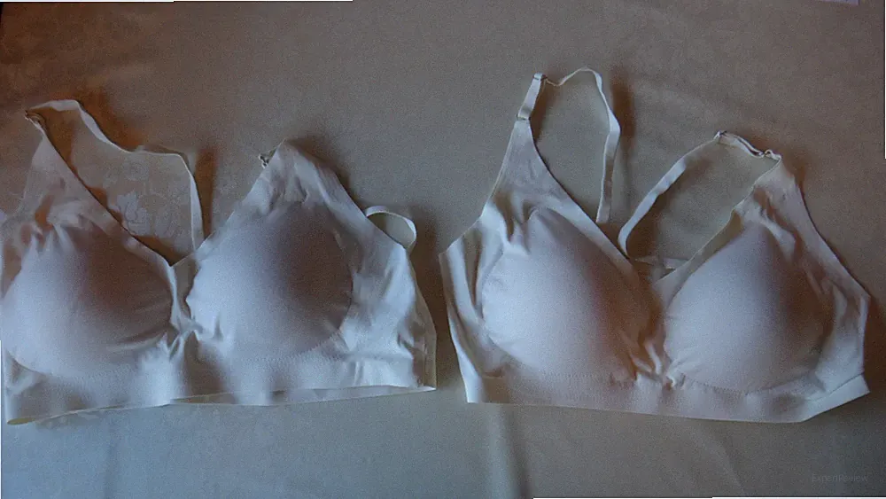 2 Stück bügelloser BH Gr XL 44 abnehmbare Cups creme nude