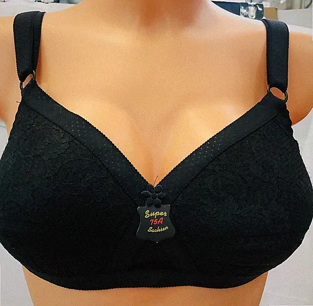 2 Stück Kreuz BH ohne Bügel gefüttert günstiger Preis