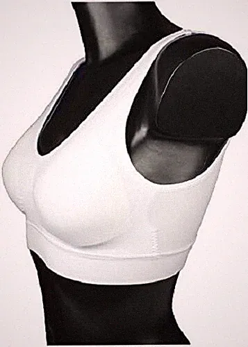 2 Stück Sport Form Bustier ohne Bügel Push Up BH Microfaser Damen Wäsche 2XL/3XL