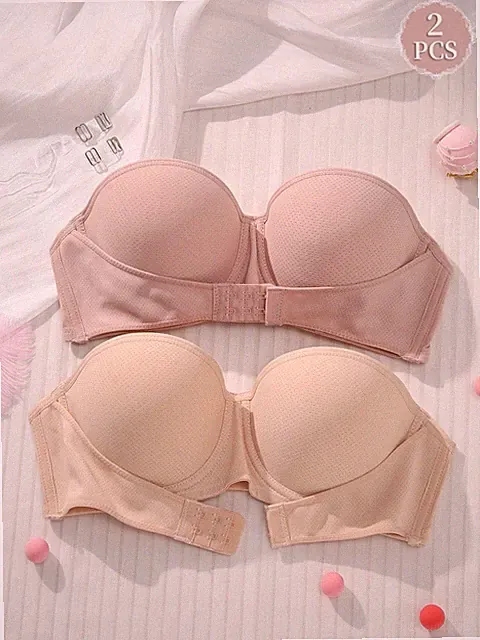 2 Stück trägerloser Lift & Support BH Set für Frauen atmungsaktiv und Billig24