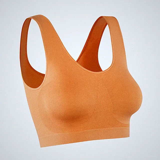 2 x Damen BH ohne Bügel Bequem BH, klassisch Frauen Unterwäsche Set