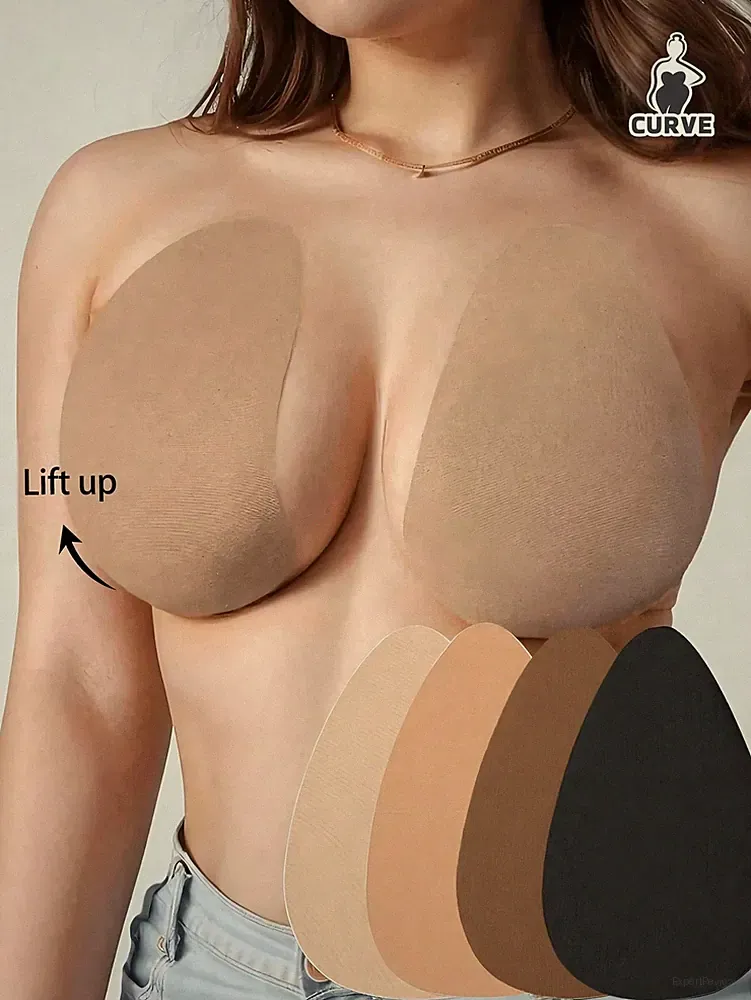 2er Pack/4er Pack Unsichtbarer Push Up BH in Große Größen mit Silikon Billig24
