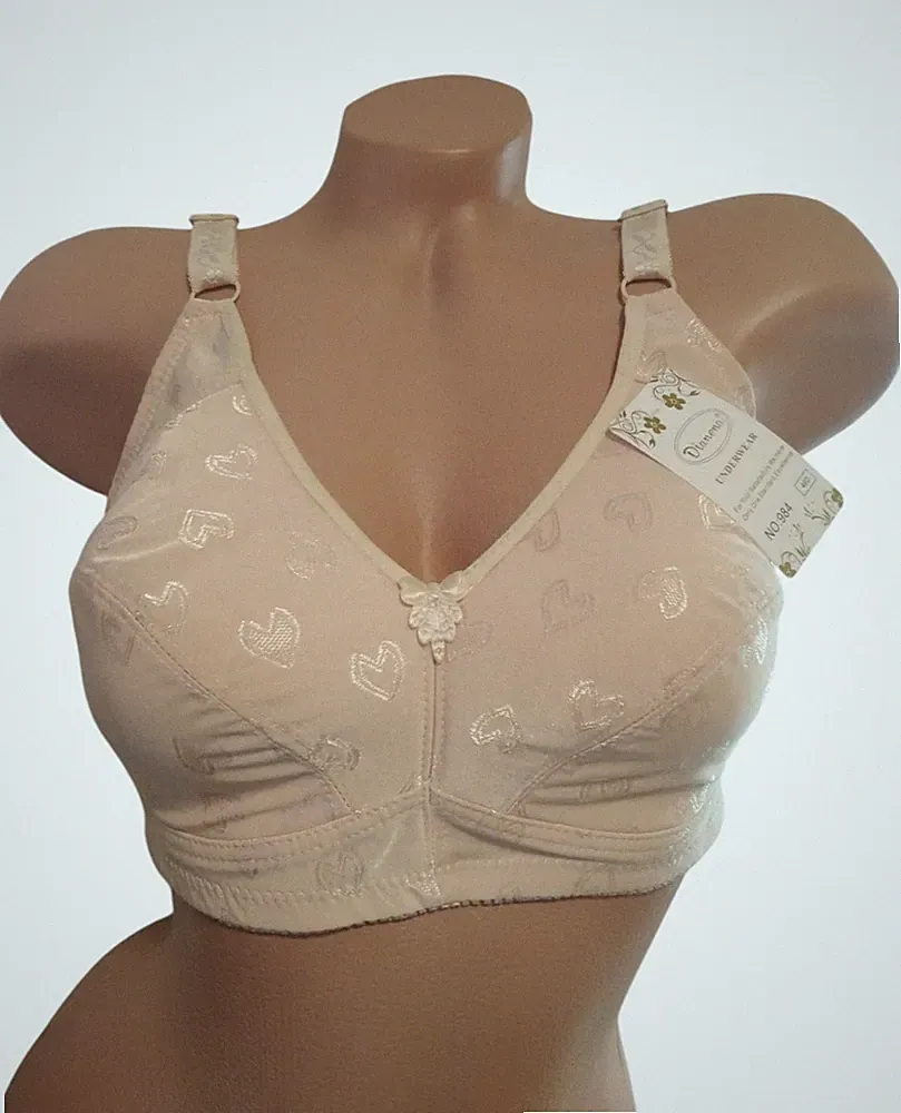 2er Pack Damen BH ohne Bügel Minimizer Frauen BHs soft Push Up Größe 75-95/ B C
