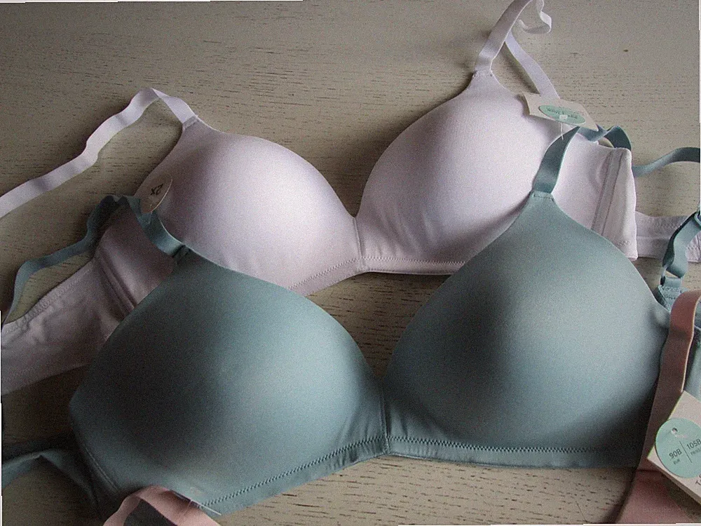 2x BH ohne Bügel | NEU weiß + türkis 90 B