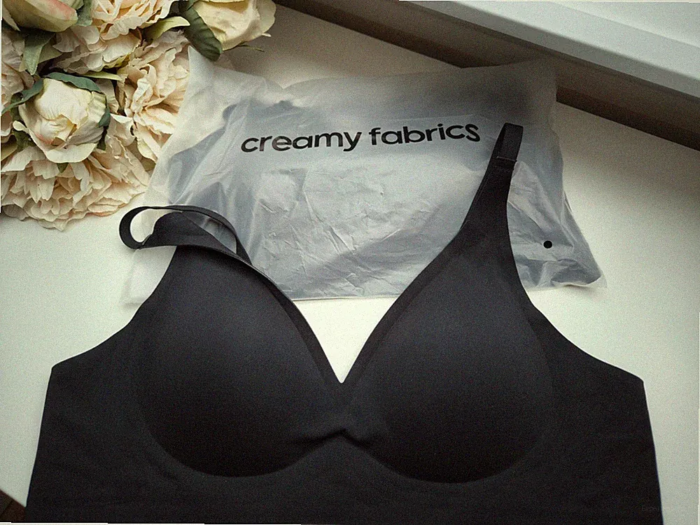 2x Creamy Fabrics Comfort Push-Up BH 2XL Schwarz 2
