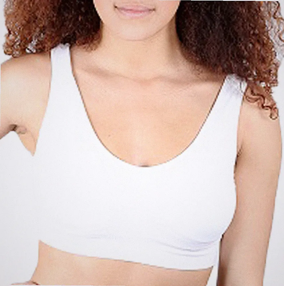 3 Fitness Sport BH ohne Bügel nahtlos Microfaser form Bustier Top Body