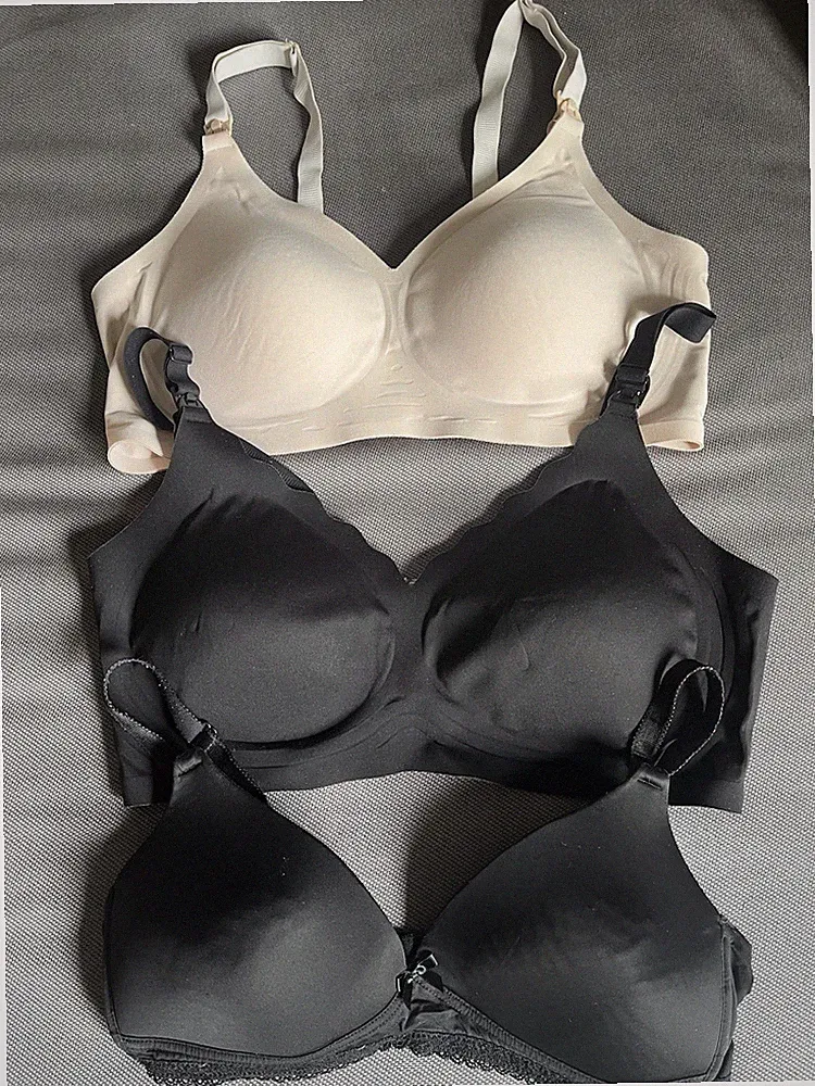 3 Stück Still-BH 85 C D und 85 B Gebraucht Schwarz Beige