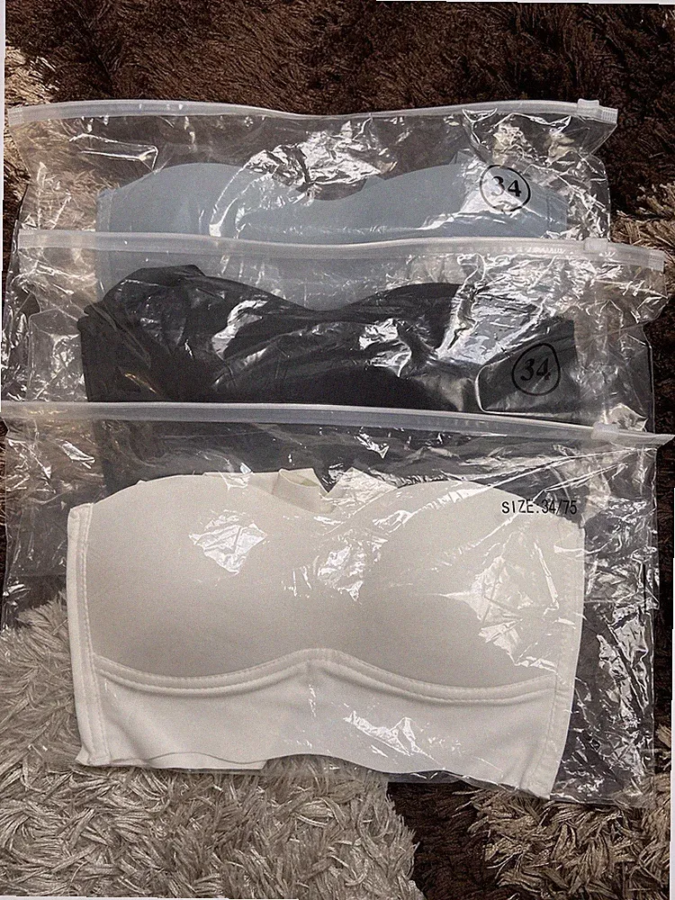3 x Trägerloser, BH Push-Up, Sport BH 75B Neu