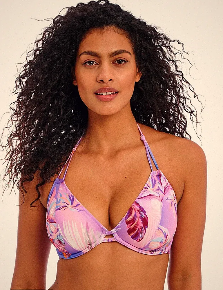 30F Freya Miami Sunset Bikini Oberteil Neckholder ungepolstert Bügel Schwimmen 204904