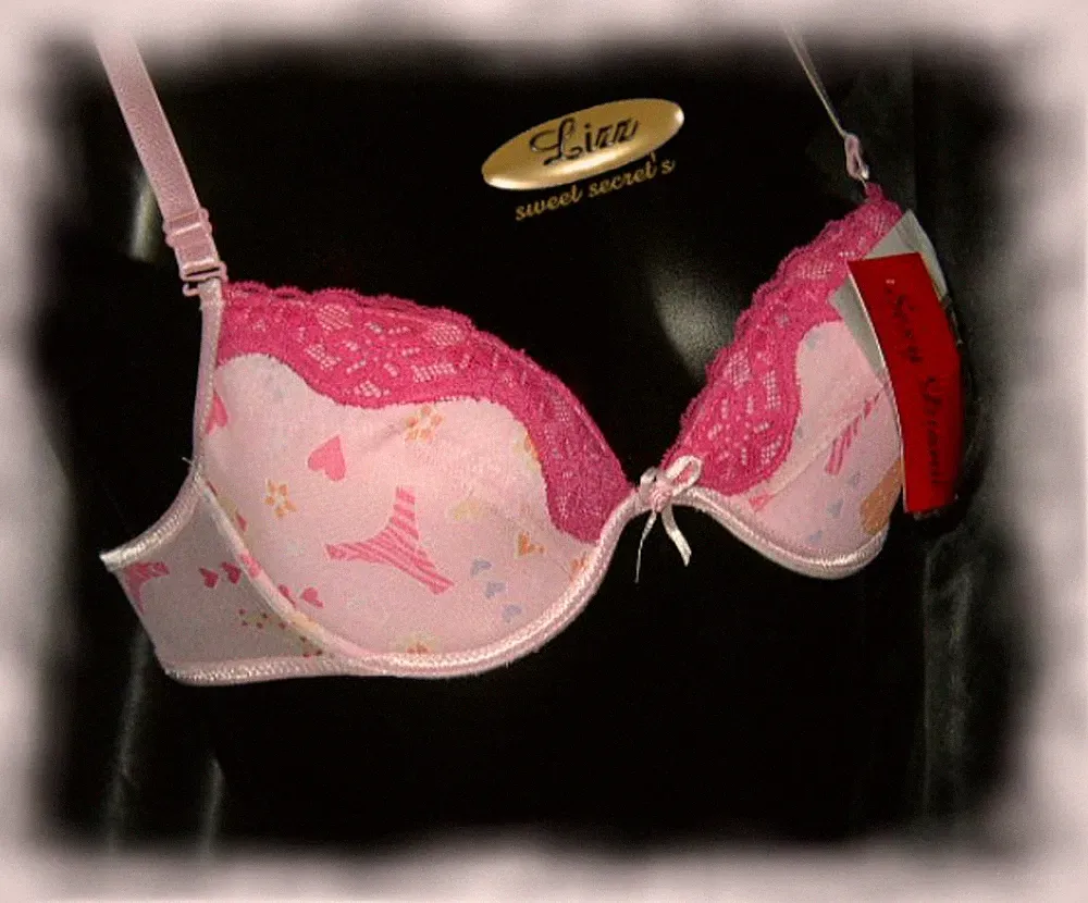 #36 | Push up BH - mit Spitze - rosa - EU-Gr. 85 B