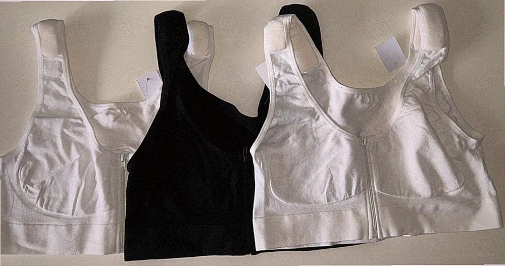3er Pack Damen nahtloser Soft-BH Komfort-BH ohne Büge Sport BH In Gr L Neu