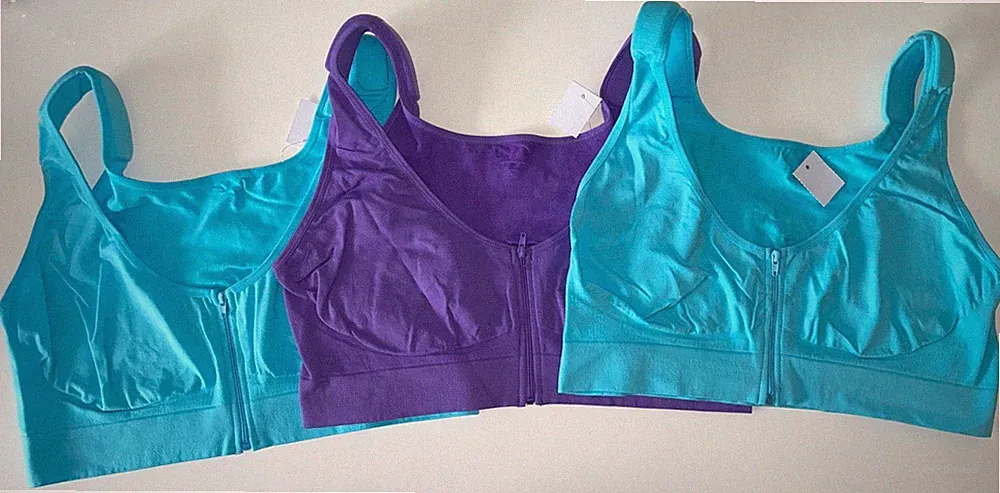 3er Pack Damen nahtloser Soft-BH Komfort-BH ohne Büge Sport BH In Gr XXXL Neu