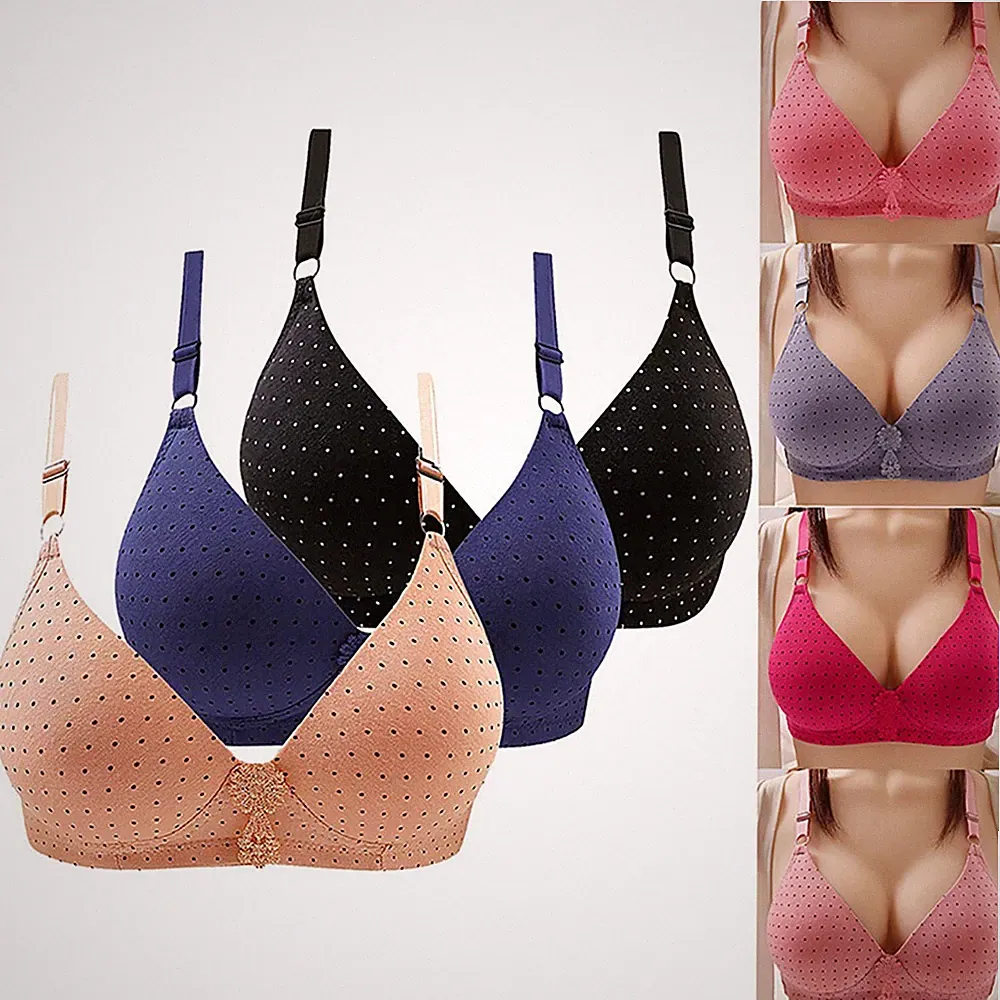 3er Pack Damen Unterwäsche Schalen Bügel BH Soft Push Up BH Push-up BH Set Yoga