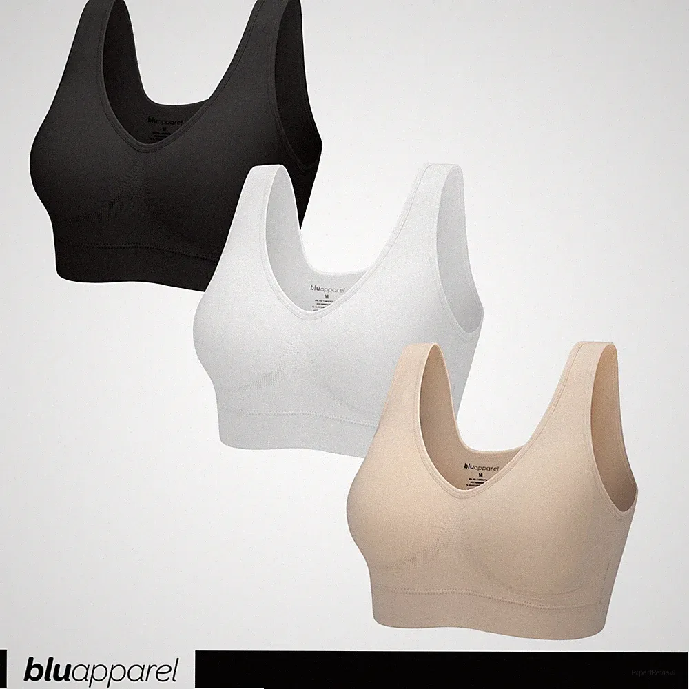 3er Pack Seamless Comfort BHs Alltag BH GEPOLSTERT ohne Bügel Stretch Übergröße