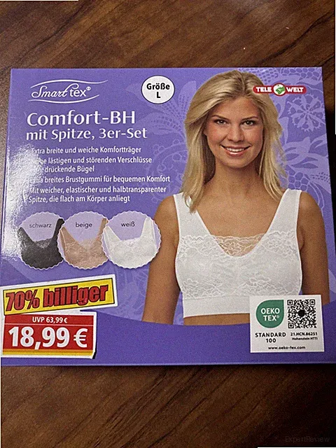 3er-Set Smart Tex Gr. L Comfort BH - mit Spitze NEU