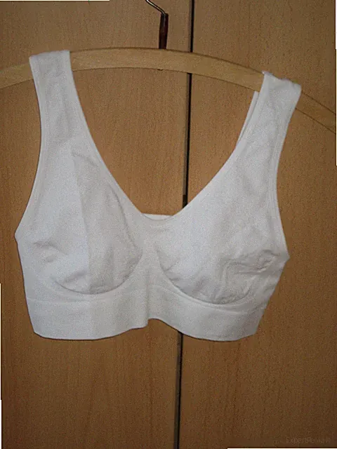 4 x Bustier Sport BH Damen weiß Größe S/M