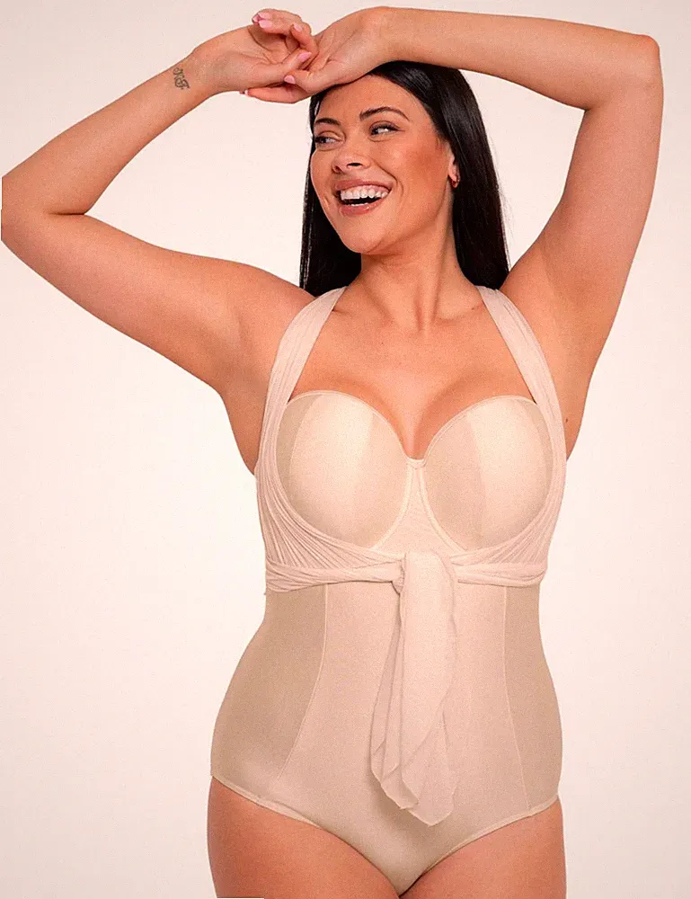 40H Curvy Kate Wrapsody Badeanzug Multiway Bandeau Bügel Damen Bademode CS005600