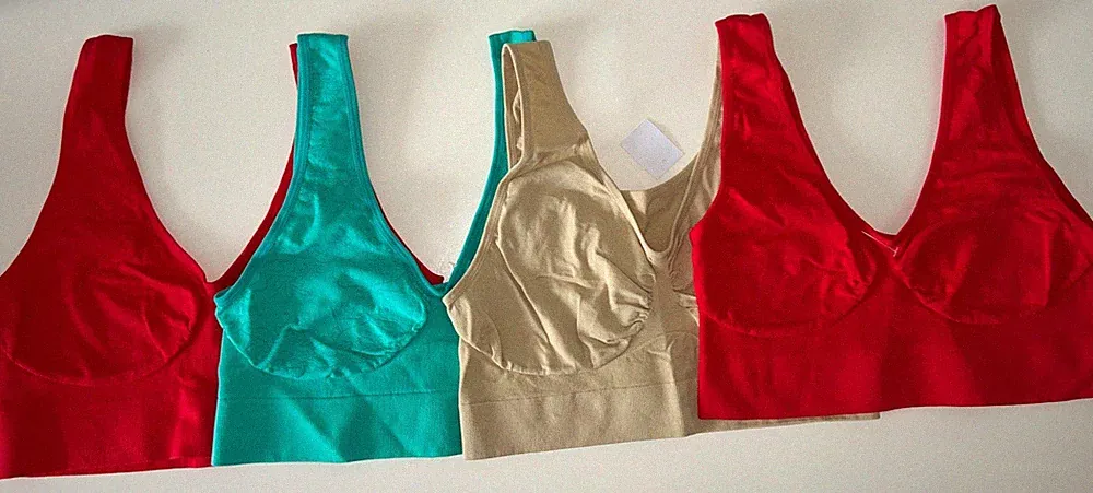 4er-Pack Nahtloser BH