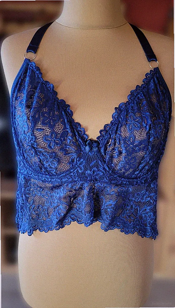 4XL Damen BH Top Sexy Dessous Oberteil Spitze Plus Size Große Größen Nachtwäsche