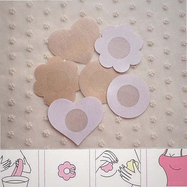 5 Paar Selbstklebend Push up Klebe BH Cup Skin Bra Luft Breast Brust Sticker Hot