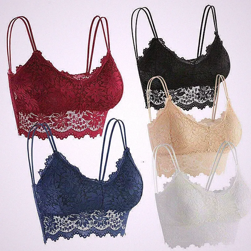 5 Set Damen Comfort BH Seamless Nahtlos Bustier Sport Push Up Bra Fitness Yoga