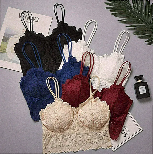 5 Set Damen Comfort BH Seamless Nahtlos Bustier Up Bra Sport Push Fitness Yoga