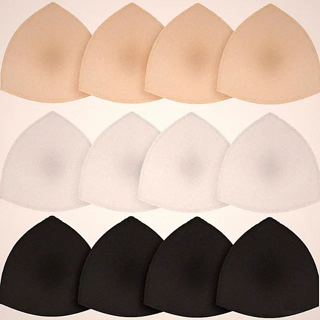 6 Paar BH Einlagen Sponge BH Insert Pads DreieckBHEinlagen für Frauen, BHPads...