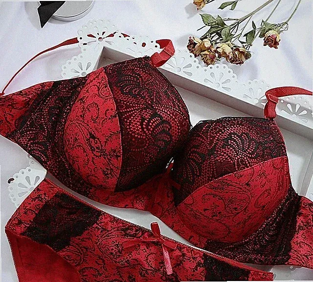 75-90 B-F Luxus Multiway-BH-Sets aus Spitze für Damen Unterwäsche Schlüpfer Slip