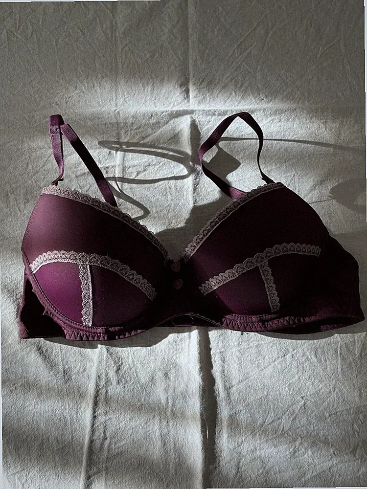 A‘ange Underwear Damen Balconette BH Gr. 95B EU Violet SM1402