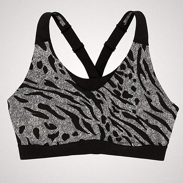 adidas Damen Sport BH FN1426 Don't Rest Iteration AIQ2 Bra Zebra / L / Bustier