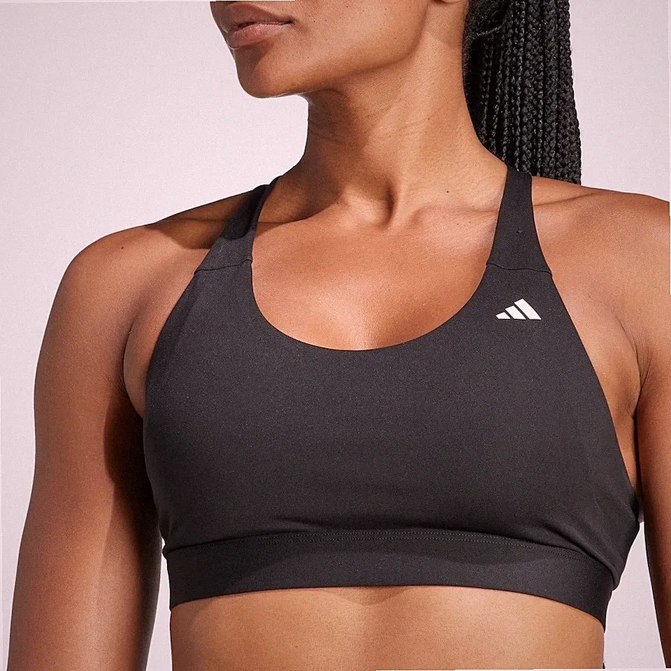Adidas Damen Sport-BH Power-Mesh runder Halsausschnitt AEROREADY Gr. XS Cup DD