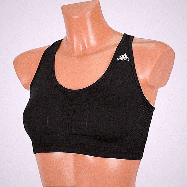 Adidas Mädchen Sport BH Unterwäsche Top Crop Fitness Bustier schwarz 140 146 152