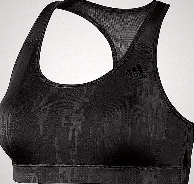Adidas Racer Back Sport BH "High Support" Damen Bra Soft Cup Push Up Gym schwarz