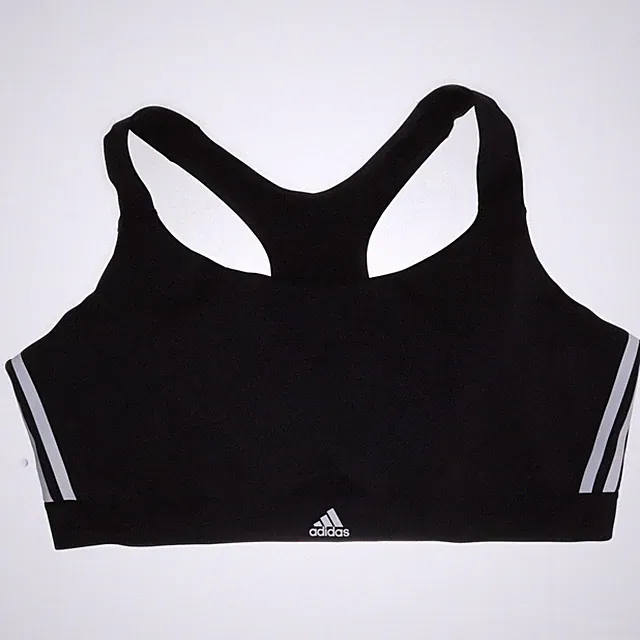 Adidas, Sport-BH, Größe: 58/60, Schwarz/Weiß, Elasthan/Nylon/Polyester #qQ6