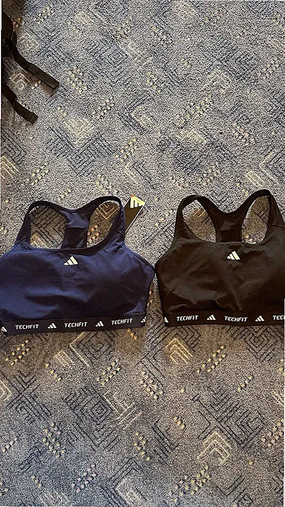Adidas Sport BH’S ,Schwarz und Blau.GR XL, NEU UND UNGETRAGEN. DOPPELPACK PREIS