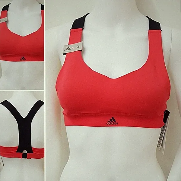 adidas Sport BH XS A/B 77 - 82 BRA Trainings Top Fitness Top pink rot schwarz O