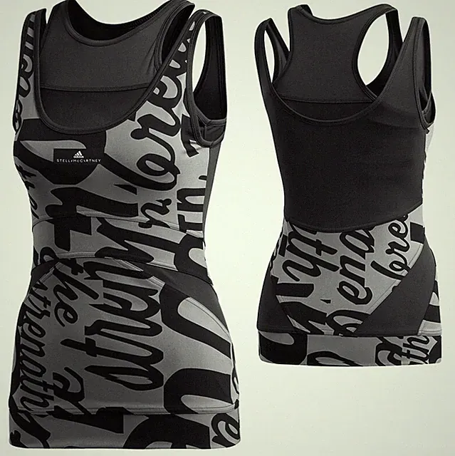 Adidas Stella Sport Mädchen Tank Top "mit Sport BH" Shirt Fitness Tennis Kinder