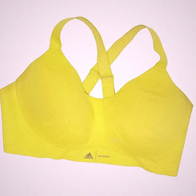 Adidas x Ivy Park, Sport-BH, Größe: 50/52, Gelb, Elasthan/Polyester, Print #soC