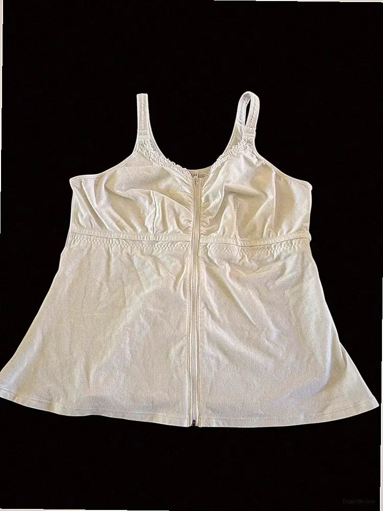 Amoena Hannah Camisole 2860 — Post-Surgical Bra Top, Size L C/D, Front Closure