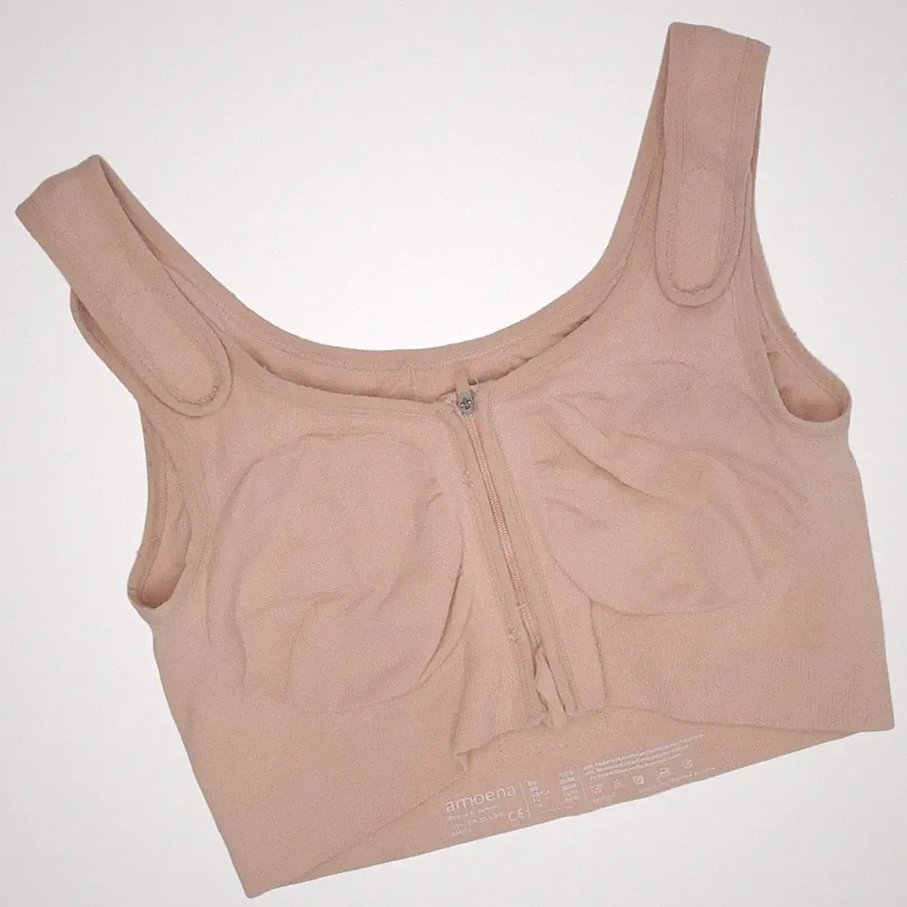 Amoena, Sport-BH, Größe: 58/60, Leyla Zip-St-Low, Beige #pez