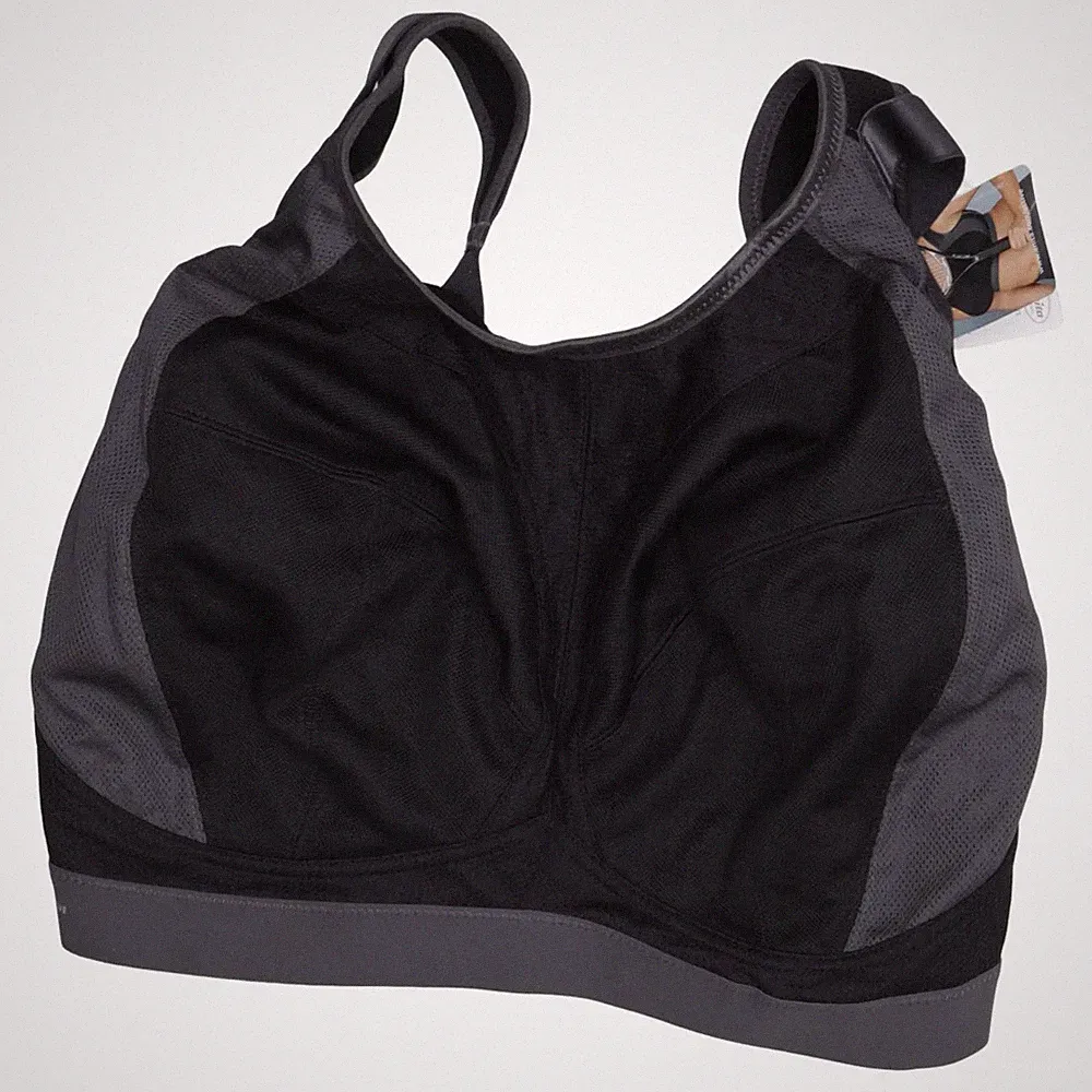 Anita Active, Sport-BH, Größe: 62, Schwarz/Grau #dBW