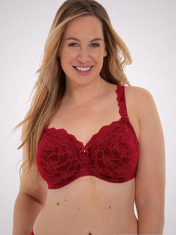 Anita Bügel BH Bobette 5289 Gr. 70-95 F-J in Rubin