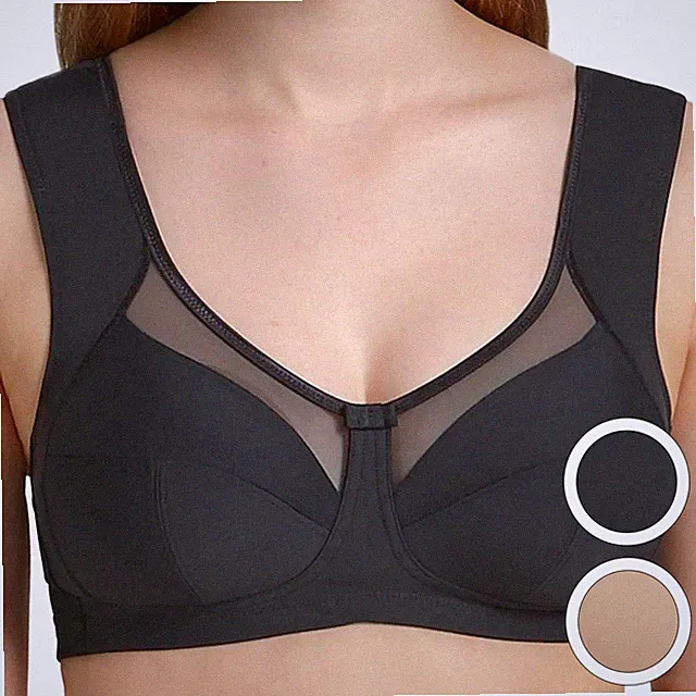 Anita - Clara - Damen - Entlastungs BH ohne Bügel - Breite Träger - Blickdicht