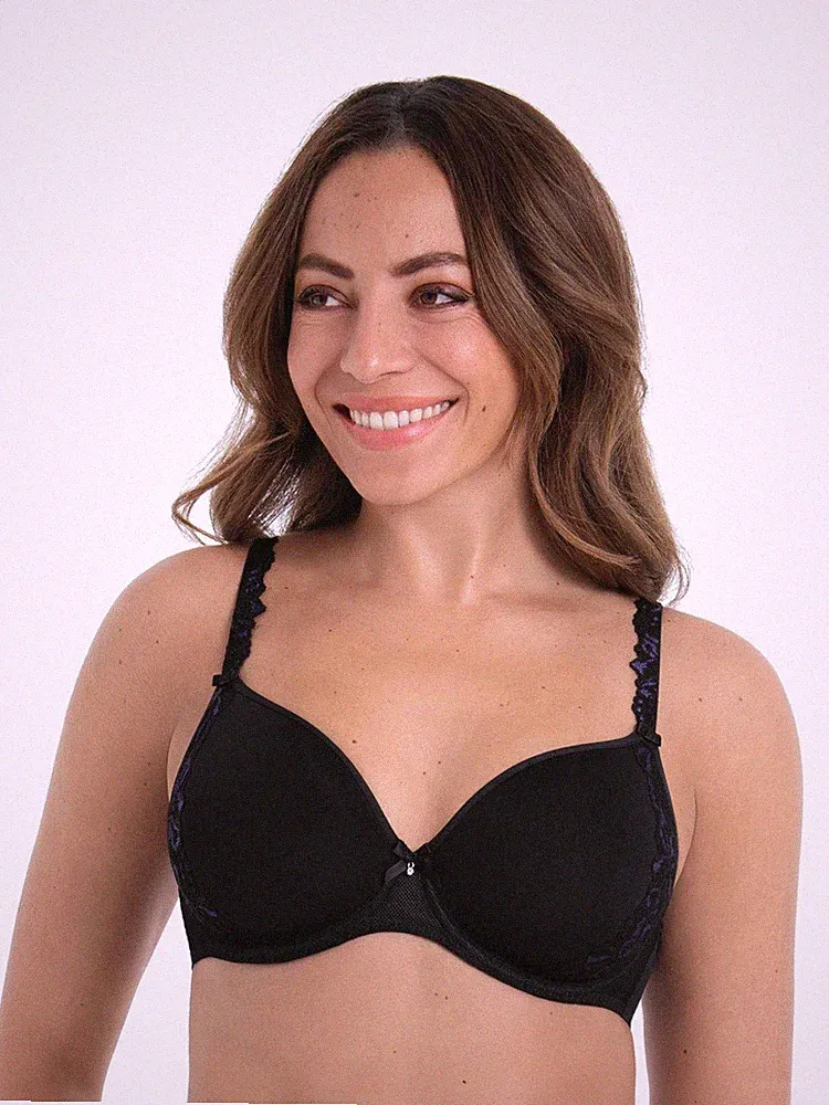 Anita Spacer BH mit Bügel Suzette | seitliche two-tone Spitze | 70-95 A-G, 2 Fb