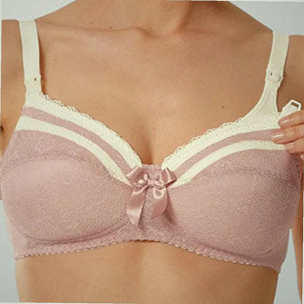 Anita Still BH ohne Bügel wattiert Spitze Cherry Blush Altrosa Gr. 95D OVP