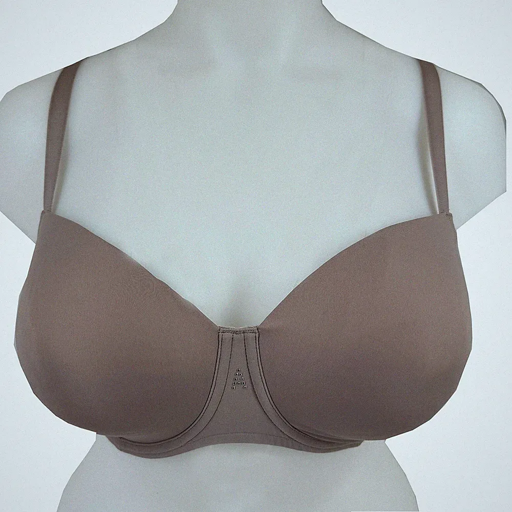 Antigel Damen BH Spacer-BH tiefes Dekolette Gr. 75G Light Grey NEU